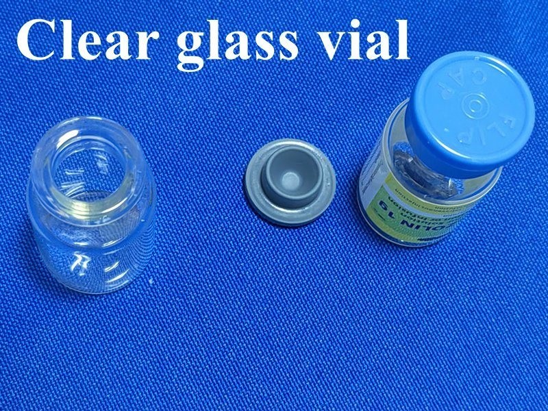 Violos de vidro borosilicato de tipo 1 tubular com boca de 13 mm e 20 mm