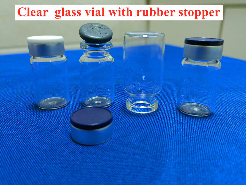 Frascos de vidro borosilicato de 18 mm transparentes com tampa USP Tipo Frasco de vidro vazio