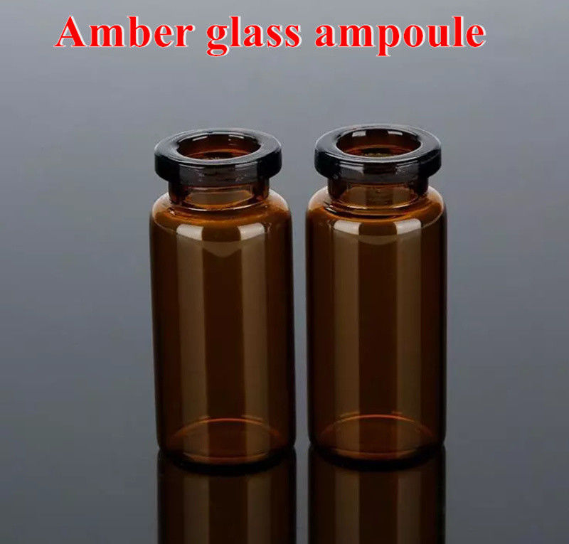 Vial de vidro de borosilicato de 5 ml, 7 ml, 20 ml, estéril, claro, 10 ml, com tampa