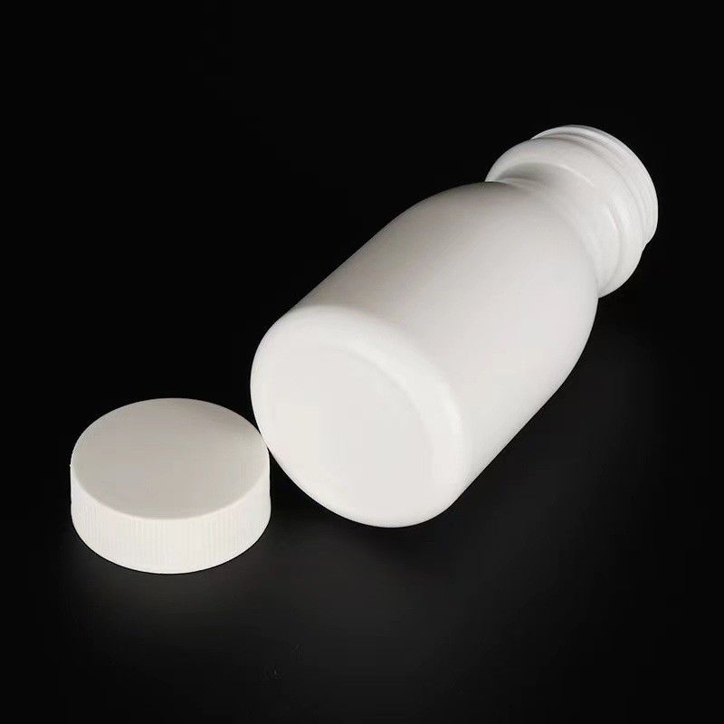 Boca Vazia Larga 100 ml 150 ml Plástico Branco PE Pilha Farmacêutica Cápsula Recipiente Medicina Vitamina frasco de medicamento