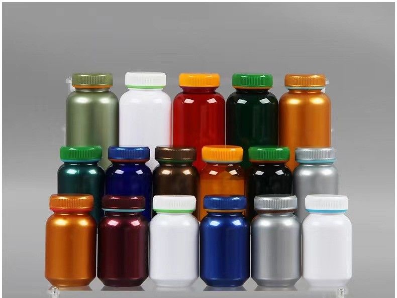 Boca Vazia Larga 100 ml 150 ml Plástico Branco PE Pilha Farmacêutica Cápsula Recipiente Medicina Vitamina frasco de medicamento
