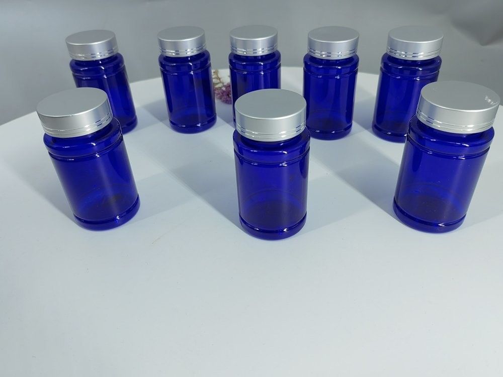 Fígado de bacalhau Óleo de peixe Medicamento em cápsulas de plástico Botelho PET 120 ml Vazio Suplemento de vitaminas Cápsulas de pílula Botelho de plástico