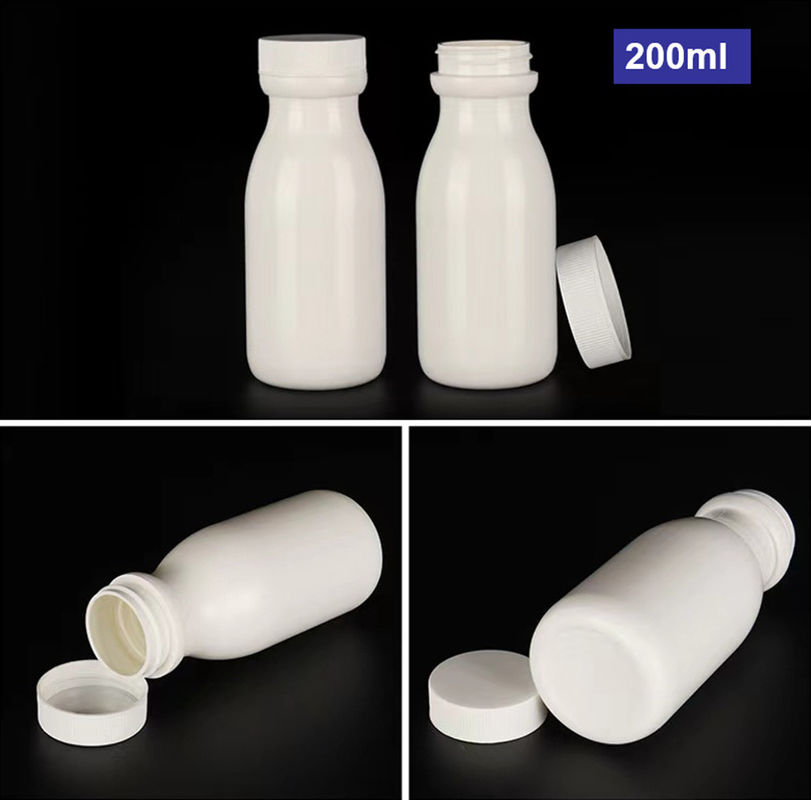50 ml 120 ml 150 ml Cápsula vazia em HDPE Branco Recipiente Medicamento Vitamina Cápsula de pílula Armazenamento Medicamento plástico Garrafa de HDPE M
