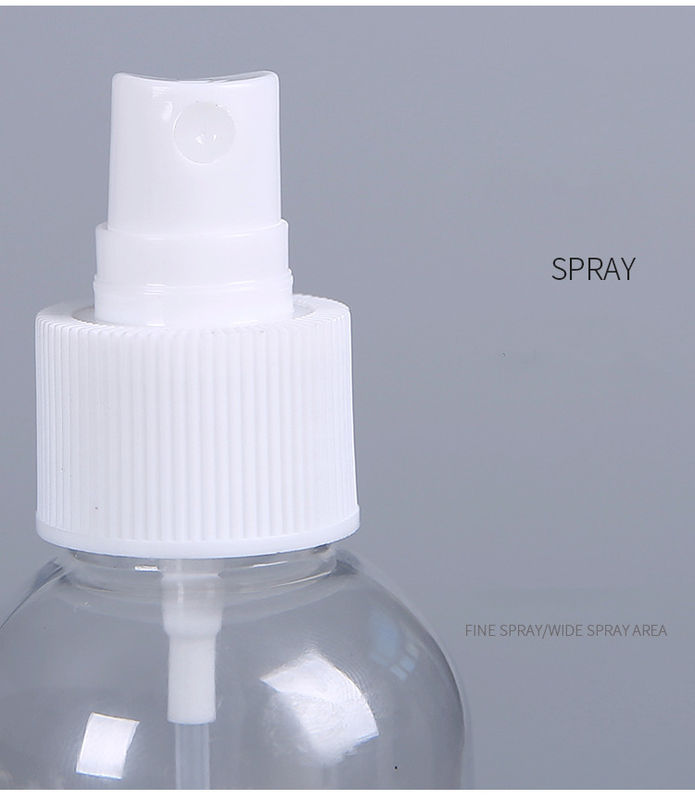60 ml 100 ml Botão de pulverização de plástico PET de forma redonda Botão de pulverização de plástico PET de forma redonda