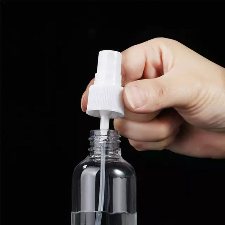 60 ml 100 ml Botão de pulverização de plástico PET de forma redonda Botão de pulverização de plástico PET de forma redonda