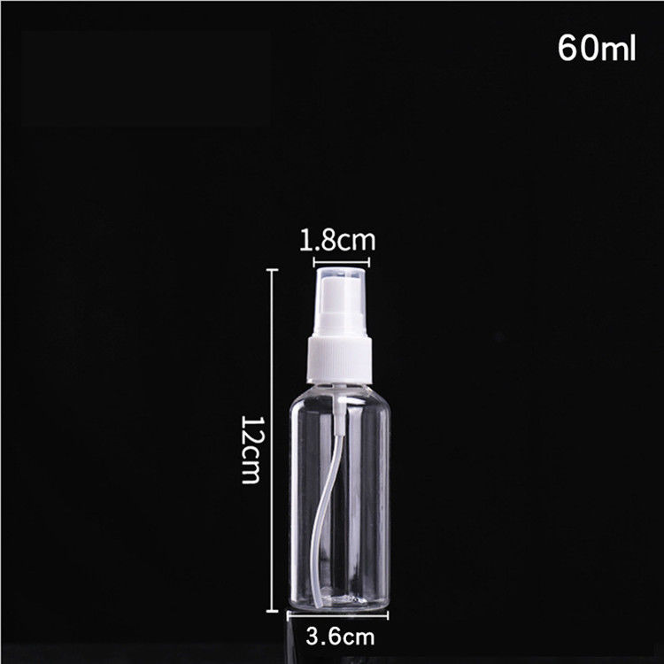 Recheados em frascos vazios, brancos, transparentes, baratos, vazios, transparentes, 1 oz, 50 ml, 100 ml, 120 ml, cosméticos, PET, plástico, spray de névoa
