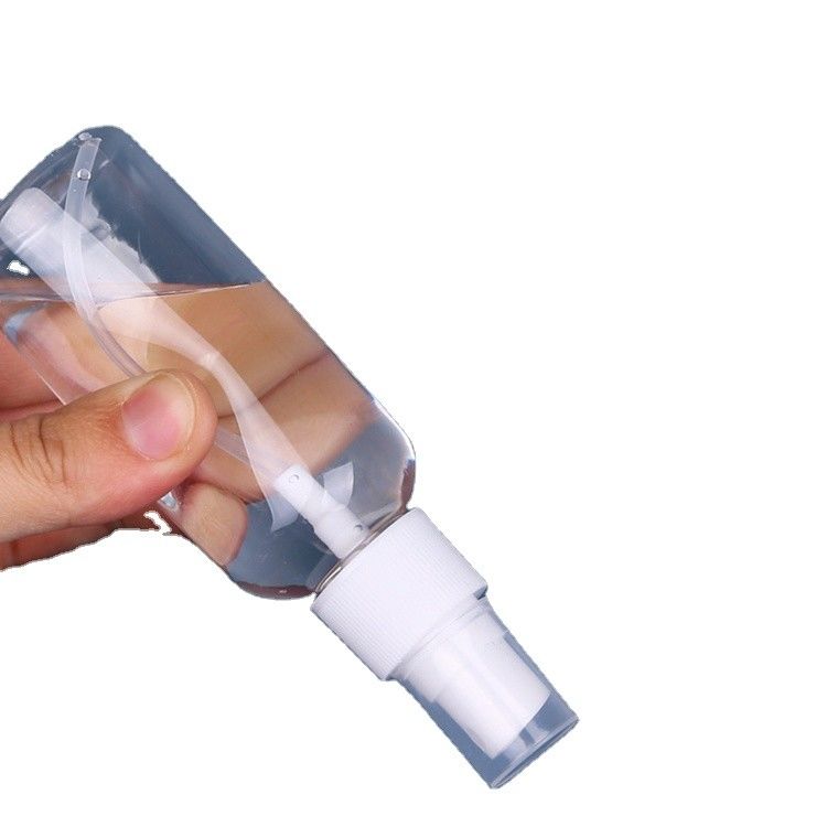 50 ml 60 ml 100 ml PET plástico spray névoa fina desinfetante de perfume álcool garrafas plásticas cosméticas portáteis com pulverizador