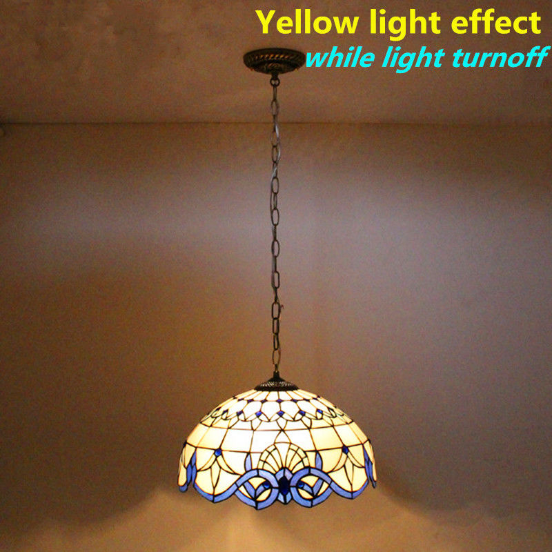 12 polegadas de vidro decorativo LED lâmpada de pingente com 2 luz cuidados com os olhos para bar sala de estudo café sala de estar sala de jantar luz