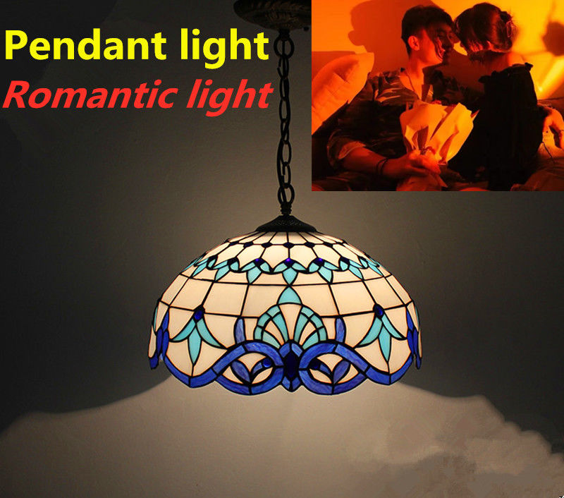 12 polegadas de vidro decorativo LED lâmpada de pingente com 2 luz cuidados com os olhos para bar sala de estudo café sala de estar sala de jantar luz