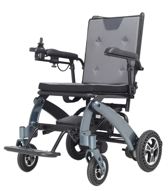 Mobilidade para deficientes Cadeira de rodas elétrica para pessoas com deficiência Cadeira de rodas elétrica dobrável 120Kg Escalada