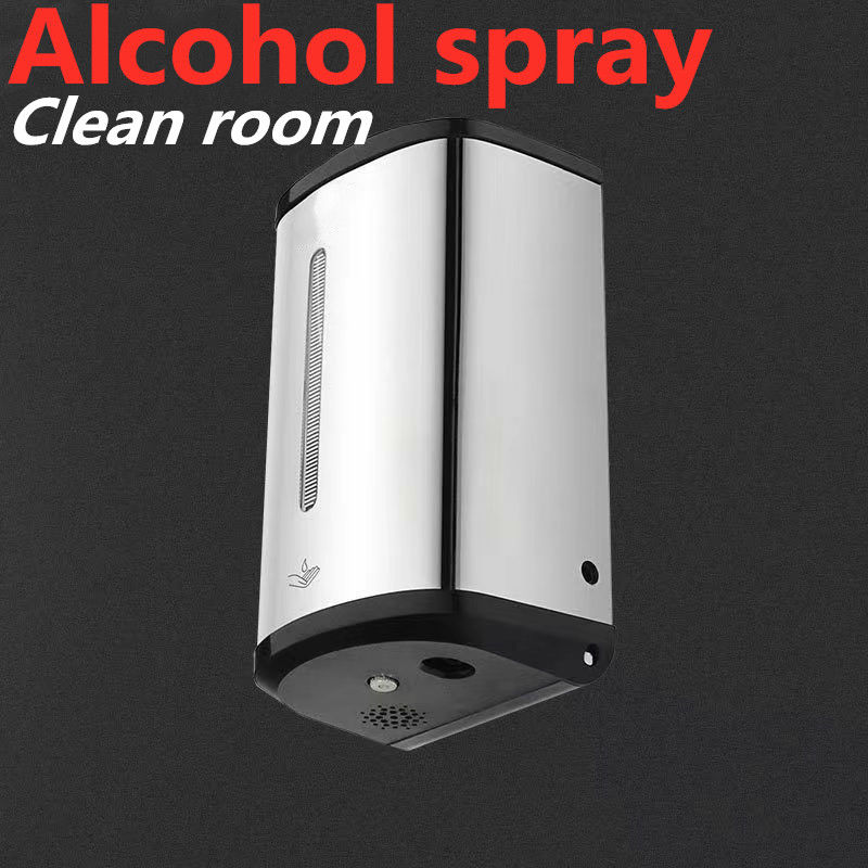 Aço inoxidável de grande capacidade montado na parede Dispensador de sabão sem toque Sensor automático de infravermelho Esterilizador de mão líquido